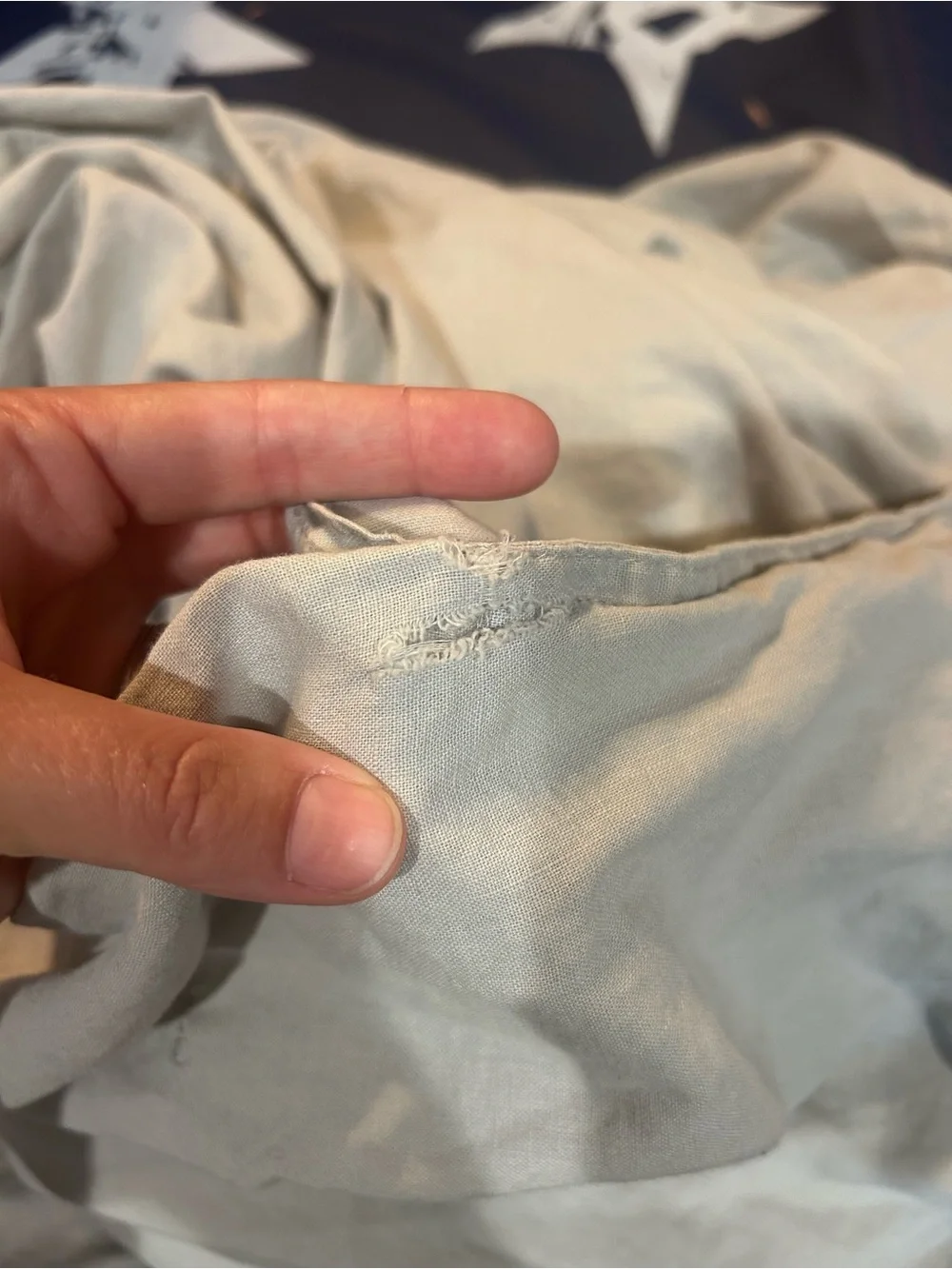 Kenneth Cole Reaction blue/gray  Duvet Cover cal king